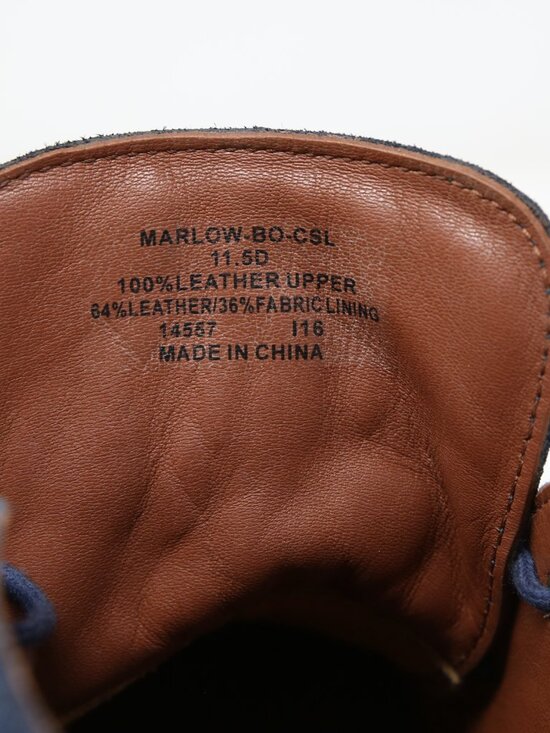 Polo Ralph Lauren Chukka Boots Mens 11.5 D Blue Marlow Suede Leather Crepe Sole main image 8